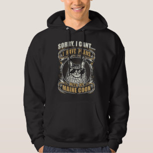 Sorry, heb ik plannen met mijn Maine Coon kat Lo Hoodie