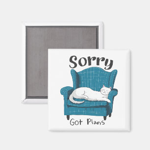 Sorry, heb plannen Fun kattenliefhebber cadeau Magneet