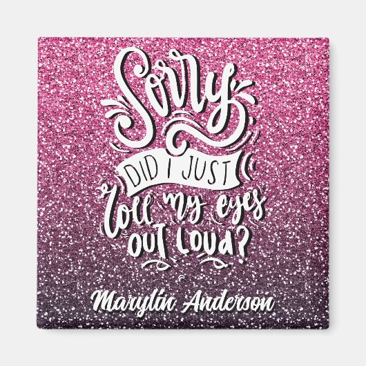 SORRY HEEFT IK MIJN OGEN GEWOON GELUIDSTYPOGRAFIE MAGNEET (Voorkant)