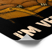 Sorry I Can't I'm Very Busy Funny Lazy Sloth Drink Poster (Hoek)