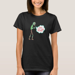 Sorry I Just Have Insomnia Zombie Skelet Halloween T-shirt