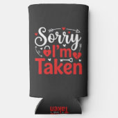 Sorry I’m Taken Funny Valentine Relationship Desig (Achterkant)