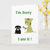 Sorry, ik at... kaart (Gele Bloem)