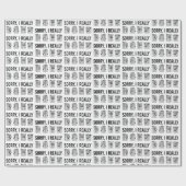 Sorry, ik ben echt DGAF Guitar Chords Funny Custom Cadeaupapier (Vlak)