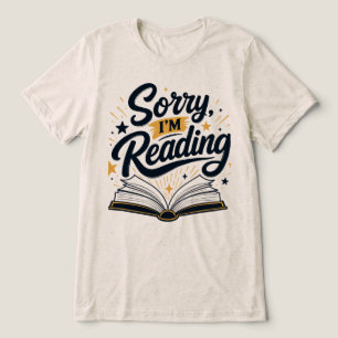 Sorry, ik ben een typografieontwerp voor Boekliefh Tri-Blend Shirt