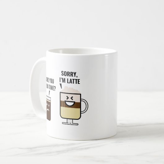 Sorry, ik ben Latte Koffiemok (Voorkant links)