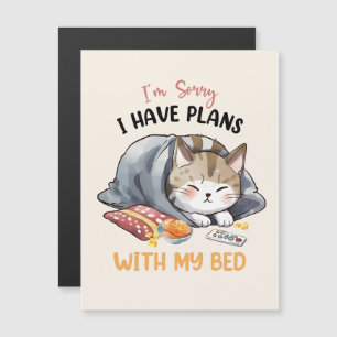 Sorry, ik heb plannen met mijn bed - Cosy Cat