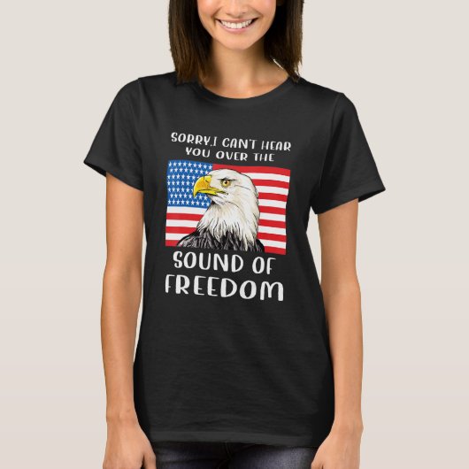 Sorry, ik kan je niet horen door het geluid van mi t-shirt (Voorkant)