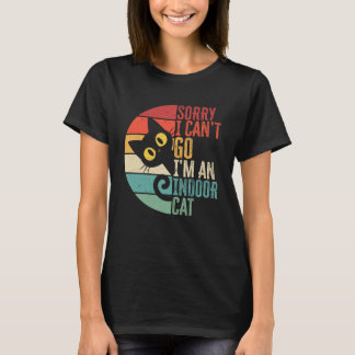 Sorry Ik Kan Niet Naar Binnen Kat Introvert Katten T-shirt