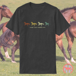 Sorry, ik kan paarden niet bedwingen Grappig hip T-shirt