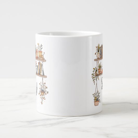 Sorry I'm Booked Book Lover Extra Grote Beker (Voorkant)