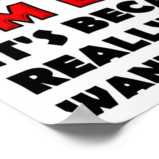 Sorry I'm Late Funny Poster (Coin)