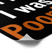 Sorry I'm Late I Was Ong  Poster (Hoek)