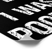 Sorry I'm Late I Was Ong  Poster (Hoek)