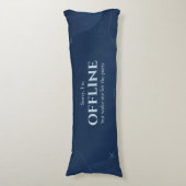 Sorry, I'm offline, Gamer, Text, Blue Lichaamskussen (Voorkant Verticaal)