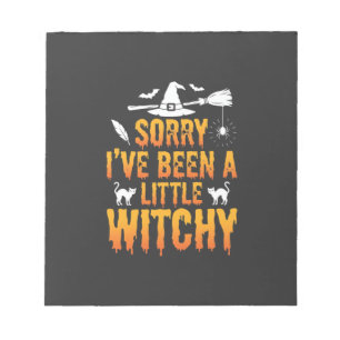 Sorry I've Been A Little Witchy Halloween Notitieblok