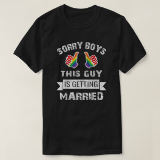 Sorry Jongens - Hij is van de Markt Trots T-shirt