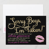 Sorry jongens, ik ben Bachelorette 2 Kiss. Kaart (Voorkant / Achterkant)