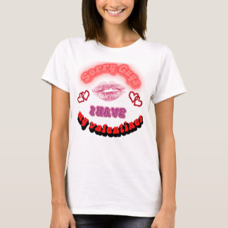 Sorry jongens, ik heb mijn valentijnen t-shirt
