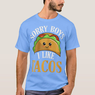 Sorry jongens ik hou van acos Adult Humor LGB Innu T-shirt
