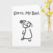 Sorry Kaart (Gele Bloem)