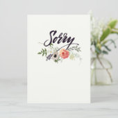 Sorry kaart (Staand voorkant)