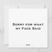 Sorry Kaarten (Achterkant)