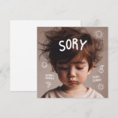 Sorry Kaarten (Voorkant / Achterkant)