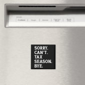 Sorry kan het seizoen niet belasten Bye Funny Acco Magneet (Insitu (Vaatwasser))