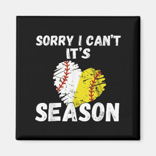 Sorry, kan ik niet. Het is honkbal-softbalseizoen Magneet