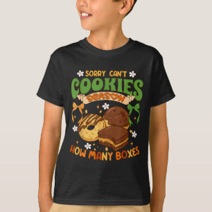 Sorry Kan Koekjes Seizoen Hoeveel Dozen Koekjes T-shirt