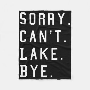 Sorry Kan Lake Bye1 Fleece Deken