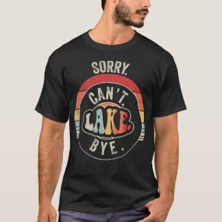Sorry Kan Meer Niet Afscheid Grappig Retro Vintage T-shirt