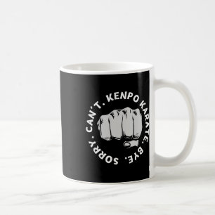Sorry kan niet Kenpo Karate Bye Funny American Ken Koffiemok