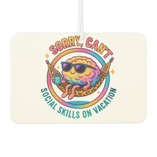 Sorry kan niet... luchtverfrisser (Voorkant)