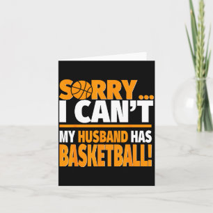 Sorry kan niet, man heeft basketbal - basketbal kaart