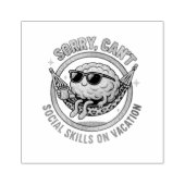 Sorry kan niet... 	rubberstempel (Afrduk)