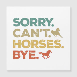 Sorry Kan Paard Dag