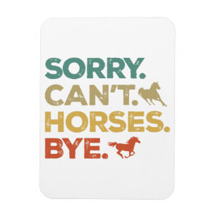 Sorry Kan Paard Dag Magneet