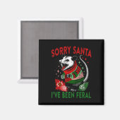 Sorry Kerstman, ik ben heel grappig geweest Feral  Magneet (Voorkant / Achterkant)