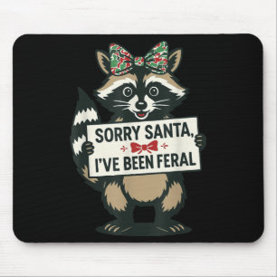 Sorry Kerstman Ik Ben Wild Grappig Wasbeer Meme Ke Muismat