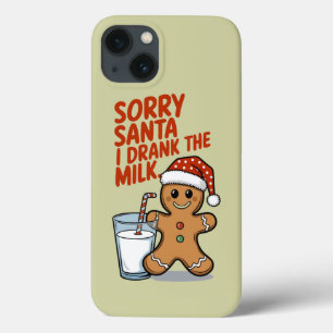 Sorry kerstman, ik heb de Milk Baby kerstoutfit Dr iPhone 13 Hoesje