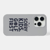 Sorry Kids Golf First Bold Golf Humor Art (Verso Horizontal)