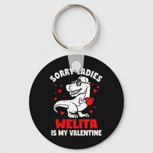 Sorry Ladies Welita Is Mijn Valentijn Dinosaur Boy Sleutelhanger