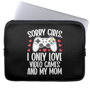 Sorry meisjes, ik hou alleen van videogames en mij laptop sleeve