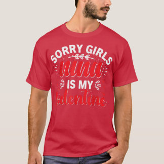 Sorry meisjes Mijn hart behoort tot Nina Funny Val T-shirt