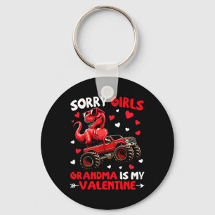 Sorry Meisjes Oma Is Mijn Valentijn Dinosaurus Mon Sleutelhanger