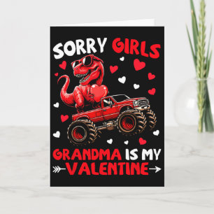 Sorry Meisjes Oma Is Mijn Valentijnsdag Dinosaur M Kaart