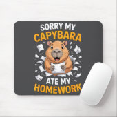 Sorry My Capybara Ate My Homework Funny Rodent  Muismat (Met muis)