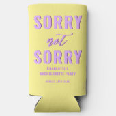 Sorry niet, Bachelorette Party Favor Yellow (Achterkant)